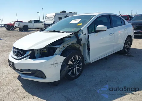 2015 Honda Civic Ex из США, поврежденный, VIN 19XFB2F80FE102735